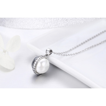 Black and White Dazzling 925 Sterling Silver Chain